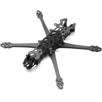 Kit de cadre en fibre de carbone FPV UFlight 7 pouces 10 pouces 295 mm 427 mm, empattement 295 mm, bras 5,0 mm pour drone longue portée