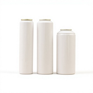 ENVASE ECOLÓGICO Lata de Aerosol de Aluminio Blanco Mate 99.7% Puro con Tapas ROPP, Botella Metálica de Fácil Apertura para Bebidas - Product Image 1