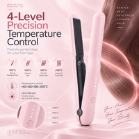 Lisseur de cheveux sans fil PRITECH, fer à lisser portable, ionique négatif, pour des cheveux lisses et brillants, franges, retouches de coiffure en voyage