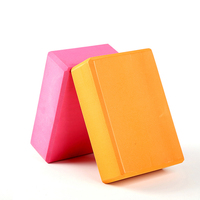 Bloque de Yoga Profesional Premium, Duradero, con Logotipo Personalizado, de Espuma EVA de Alta Densidad, Antideslizante, Ecológico, al por Mayor, Color Negro