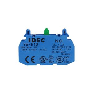 Interrupteurs et dispositifs de commande IDEC, accessoire indicateur de bouton YW-E10 - Product Image 2