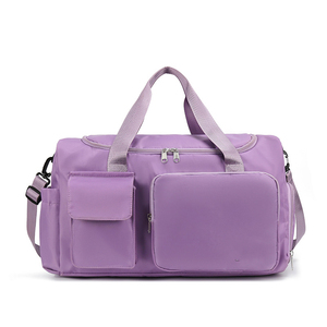 Custom Logo Durable Casual Waterproof Gym Bag Zipper Closure Shoe Compartment Wet Pocket Adjustable <b>Strap</b> Foldable Design-30-40L - Product Image 4
