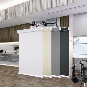 Outdoor 100 Blackout Waterproof Horizontal <strong>Pattern</strong> French Window Ceiling Mount Customizable <strong>Roller</strong> <strong>Blinds</strong> for Commercial Use - Product Image 4
