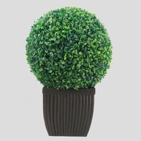 Plante artificielle ronde en bobo, vente en gros, plante artificielle, petite et grande, nourriture verte, pour décoration d'intérieur et d'extérieur, vente en gros