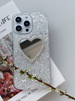Étui de téléphone personnalisé brillant à paillettes pour iPhone 14 13 12 11 Pro Max X XR XS étui de téléphone portable couverture arrière Fundas