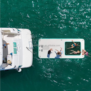 Water Opblaasbare Drijvende Eiland Zee Dok Water Drijvende Boot Grote Water Rafting Zelf Opblazen Drijvende Opblaasbare Vlot Boot - Product Image 2