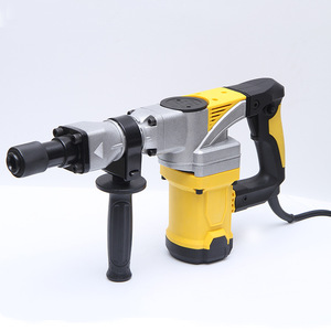 Martillo Demoledor Rotatorio DH-0855 Amarillo de Alta Potencia para Trabajo Pesado, Rompedores de Concreto Industriales, Taladro de Demolición SDS de 28 mm - Product Image 4