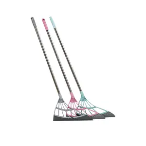 多功能扫帚和拖把硅胶魔术扫帚刮水器拖把地板刮刀用于除毛灰尘清洁