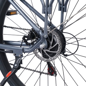 Promotion Exceptionnelle Vélo Électrique de Ville pour <span class=keywords><strong>Femme</strong></span> 28 Pouces Stocks UE Moteur Arrière 250W 7 Vitesses Batterie Lithium 36V 7.8Ah <span class=keywords><strong>Cadre</strong></span> en Alliage d'Aluminium - Product Image 6