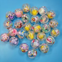 Capsules en plastique sans BPA MAGIC AMUSEMENT 75 mm pour distributeur automatique de figurines à assembler, vente en gros d'usine, originales