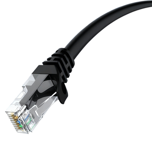 Cable de conexión LAN Ethernet Cat6/Cat6a UTP/apañado, flexible, para exteriores, de cobre puro CCA, 26AWG, 1m/100m, para elevadores y viajes - Product Image 1