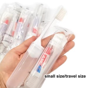 Brosse à dents de voyage avec <span class=keywords><strong>dentifrice</strong></span>, brosse à dents et <span class=keywords><strong>dentifrice</strong></span> pliables pour hôtels, <span class=keywords><strong>mini</strong></span> brosse à dents et <span class=keywords><strong>dentifrice</strong></span> avec boîte - Product Image 6