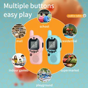 인터폰 워키토키 장난감 어린이 놀이 무선 세트 워키 손전등 충전식 토키 워키