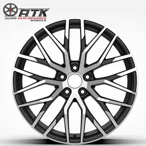 Roda Casting paduan roda mobil penumpang 19 inci 5x112 untuk Audi A4 A5 A6 A7 A8 Q3 Q5 Q7 Q8 R S