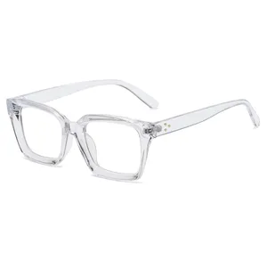 2021 패션 일본 한국 유니섹스 장식 처방전 금속 프레임 클리어 렌즈 안경 안경 2461