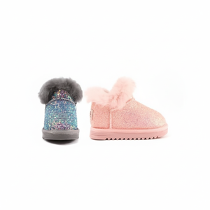 OZKIZ Korean Kids Glitter Sparkle Boots Winter Fashion for Girls 2-6 Years Wholesale - Product Image 2