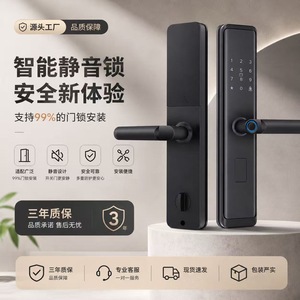 Q5 สมาร์ทล็อคประตู ล็อคประตูด้วยลายนิ้วมือ รองรับ Wifi ใช้พลังงานจากแบตเตอรี่ ล็อคเพื่อความปลอดภัยภายในบ้าน พร้อมรองรับแอป Tuya - Product Image 2