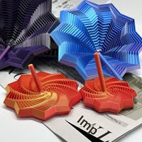 Jouet de puzzle pliable anti-stress imprimé en 3D, illusion d'optique étoile, tour de radis polygonale en spirale, design personnalisable pour enfants