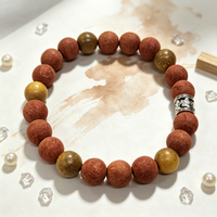 Bracelet et Jonc de Luxe Faits Main DIY, 16 cm, Bracelet Perlé Traditionnel Chinois aux Herbes, Unisexe, Tendance, Idéal pour un Cadeau