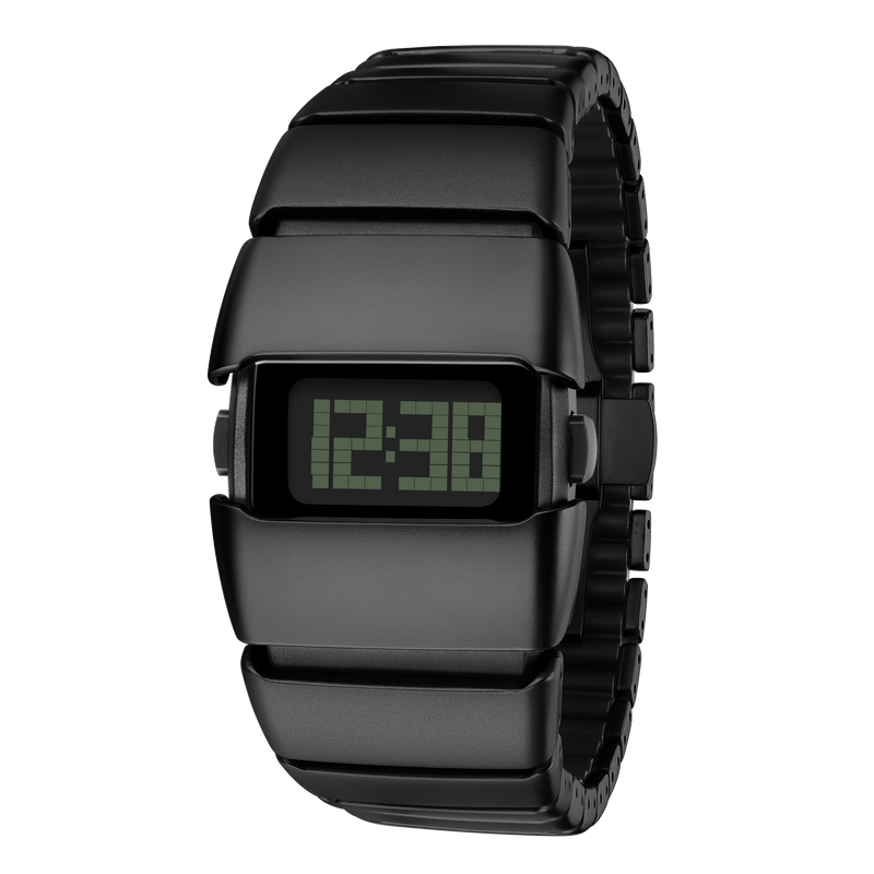 時計 cacio 00s digital watch Futurist y2k Retro Futuristic Y2K Fashion Digital Watches Stainless Steel