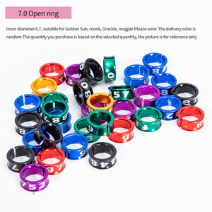 Recommend Sustainable Metal Custom Plated Alloy Closed pigeon <strong>Leg</strong> Bands <strong>Bird</strong> <strong>Ring</strong> Pigeon Accessories - Product Image 6