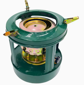 Réchaud à pétrole portable pliable en acier <span class=keywords><strong>pour</strong></span> l'extérieur avec brûleur émaillé à 8 mèches et allumage manuel <span class=keywords><strong>pour</strong></span> le camping, les pique-niques et le barbecue - Product Image 6