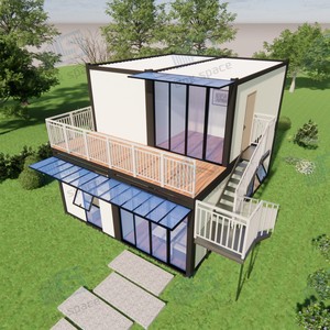 Casas Contenedor Prefabricadas de 40 pies, 3 Dormitorios, <span class=keywords><strong>Casa</strong></span> Prefabricada de Lujo, <span class=keywords><strong>Casa</strong></span> Contenedor Pequeña y Económica, <span class=keywords><strong>Casa</strong></span> Móvil Prefabricada con Diseño Personalizado - Product Image 3