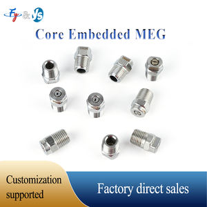 Boquilla de acero inoxidable YS, boquilla atomizadora de alta presión para lavado y limpieza de autos, boquilla MEG integrada con núcleo de 1/8 " / 1/4" / 3/8" - Product Image 3