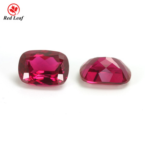 Redleaf Hot Bán kéo dài đệm cắt phòng thí nghiệm phát triển ruby quyến rũ màu Đỏ lỏng phòng thí nghiệm phát triển đá quý đá đối với trang sức - Product Image 1