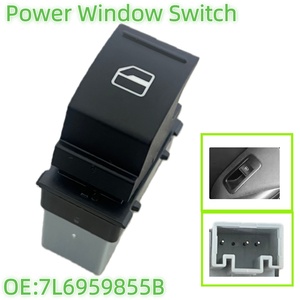 Interruptor Único de Control de <span class=keywords><strong>Elevalunas</strong></span> para VW Golf MK5 6 Jetta VPassat B6 Amarok 7L6959855B - Product Image 1