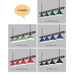 Lustre en fer forgé à LED pour salle de <span class=keywords><strong>billard</strong></span>, abat-jour à usage sportif, lampes de <span class=keywords><strong>billard</strong></span> - Product Image 3