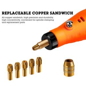 Hilda mini-perceuse, outil rotatif stylo de ciselure 12V Mini stylo de ciselure <span class=keywords><strong>multifonction</strong></span> pour outil <span class=keywords><strong>Dremel</strong></span> - Product Image 4