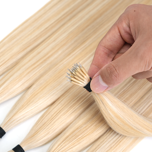 Extensions de cheveux naturels invisibles à pointe nano, kératine froide sans couture <span class=keywords><strong>pour</strong></span> femmes, usage quotidien - Product Image 3