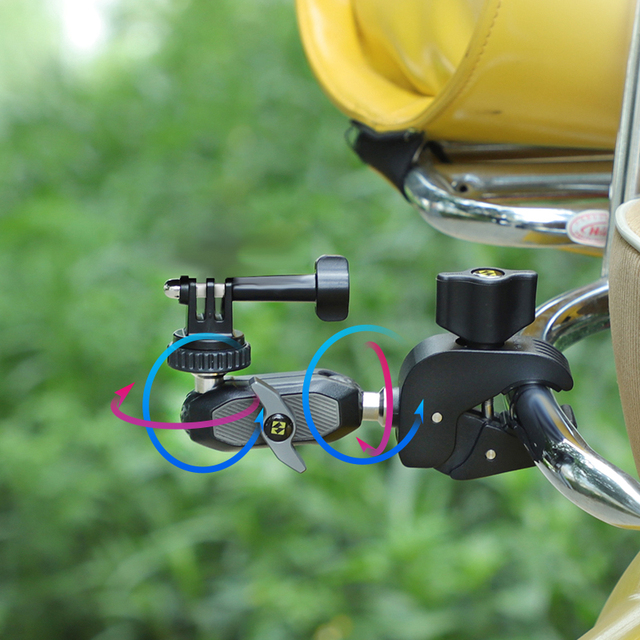 SMNU Storm Series Height Adjustment Sports Camera Motorcycle Holder Action Motorcycle Camera Holder
