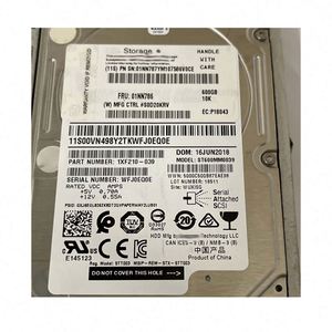 00WY963 ฮาร์ดดิสก์ไดรฟ์ประสิทธิภาพสูง IBX 600gb 10K 2.5" SAS 6GBPS HDD ใหม่ในสต็อกสำหรับ V5000 - Product Image 2
