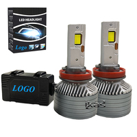 Bombillas LED para Faros Delanteros de Automóvil IKAS Factory de Alta Potencia de 360 W, H4 H1 H3 H7 H8 H9 H10 H11 H13 9005 9006 9012, 60000 lm