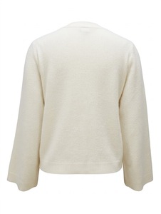 <b>Women</b> Knit <b>Cardigan</b> Sweater Crew Neck Button Front <b>Long</b> Sleeve Button Down Jacket <b>for</b> Autumn - Product Image 3