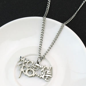 สร้อยคอจี้สแตนเลสวงร็อคสุดโรแมนติกสำหรับทุกเพศเครื่องประดับรูปทรงเรขาคณิตสไตล์พังก์คอสเพลย์แฟชั่นเหมาะสำหรับเด็กและผู้ใหญ่ - Product Image 2