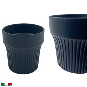 Vasi Rotondi per Piante Grasse Effetto Sabbia del Deserto 7x6.5 Cm, Fioriere da Interno in Resina Resistente ai Raggi UV - Product Image 3
