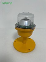 Luz de Obstrucción de Baja Intensidad Tipo B de Safetrip Factory, LED Rojo de Funcionamiento Continuo o Intermitente Opcional para Obstáculos