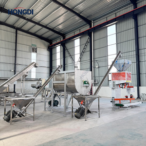 Mélangeur en U avec 2 convoyeurs à vis et machine d'emballage, ligne de mélange de poudres pour l'industrie des engrais et des matériaux de construction - Product Image 6