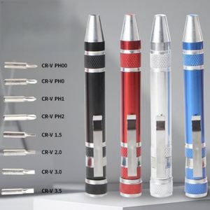 <b>Multi</b> <b>Bit</b> Mini Pen <b>Screwdriver</b> Set for Eyeglass Repair Pocket-Sized 8 in 1 Magnetic Precision <b>Screwdriver</b> Pen Bulk Supply - Product Image 2