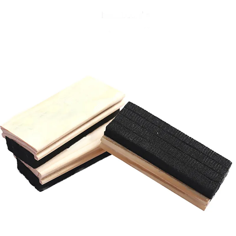 Büyük tahta silgi tahta temizleyici yazı tahtası yün keçe silgi ahşap kara tahta silgi sınıf temizleyici kiti