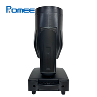 Projecteur LED mobile 300W avec lentille de sortie large de 160 mm, anneau RGB et double prisme pour DJ, club, concert, événement, scène