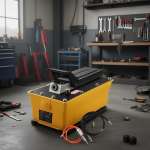 Bomba hidráulica de pie Vevor con depósito de 0.6 galones para reparación de automóviles, maquinaria pesada y sistemas hidráulicos. - Product Image 2