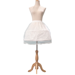 <span class=keywords><strong>Princesse</strong></span> filles a-ligne 2 cerceaux une couche enfants Crinoline jupon sous-vêtement réglable pour <span class=keywords><strong>robe</strong></span> de mariée de fille de fleur - Product Image 4