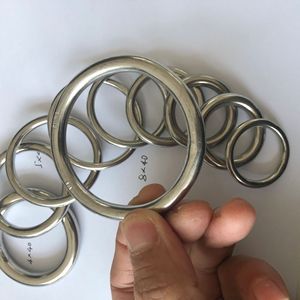 Eda Stainless Steel Welded Rings 3x40mm Strong For <b>Bag</b> <b>Accessories</b> - Product Image 3