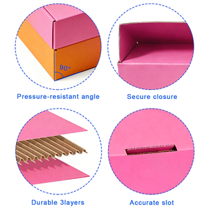Floral Jewelry Mailer <b>Box</b> With Custom Printing Design For Fashion Accessories Packaging - Product Image 2