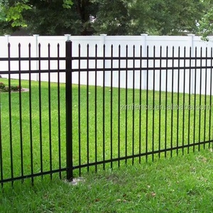 Rampe en aluminium, clôture de jardin en métal ornemental, clôture de jardin en métal, <span class=keywords><strong>poteau</strong></span> de clôture en acier galvanisé - Product Image 3