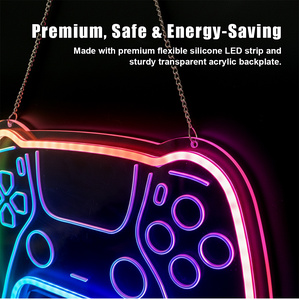 Letrero de Neón LED Personalizado para Decoración de Habitaciones con Control por Aplicación y Control Remoto - Product Image 5